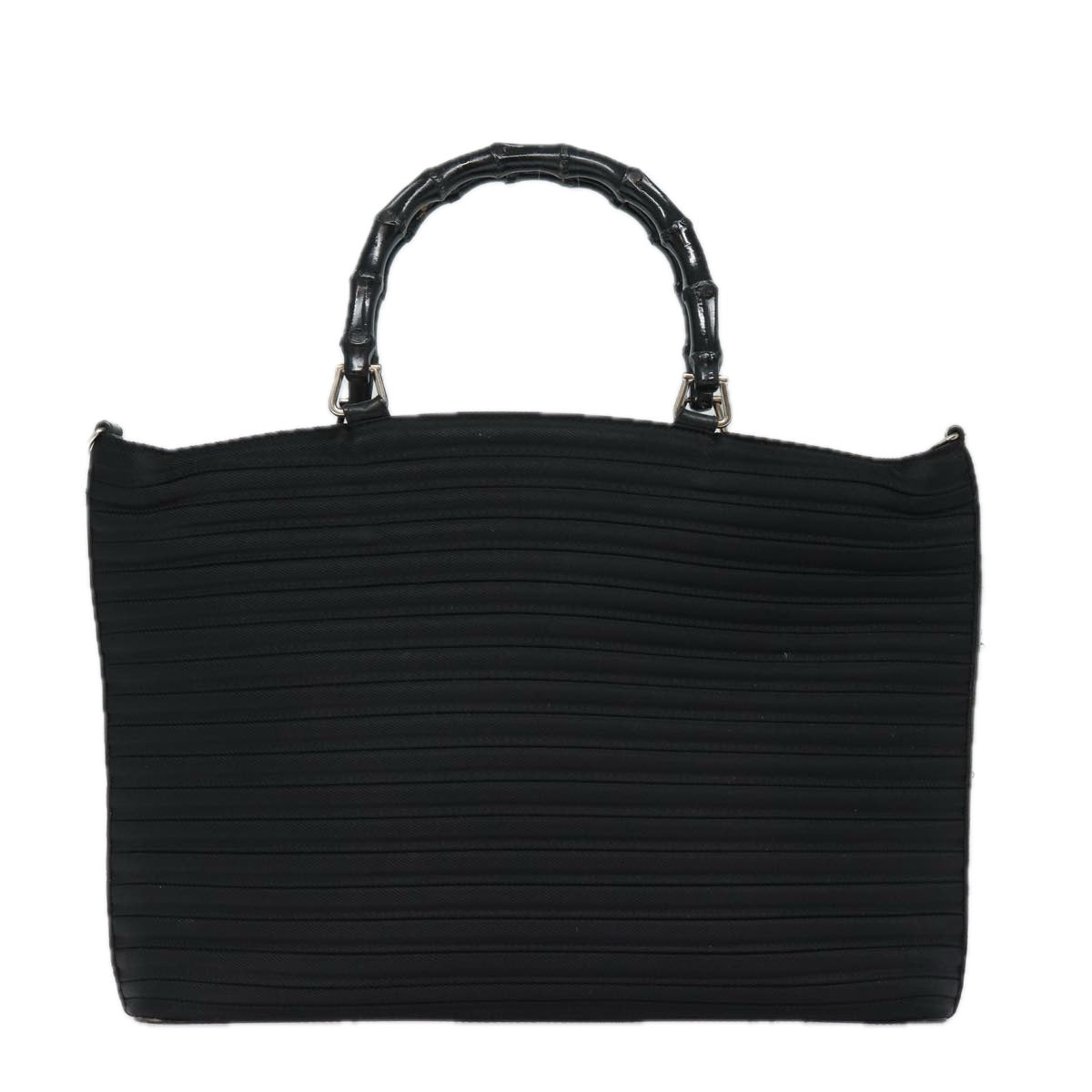 Gucci Bamboo Black Synthetic Handbag