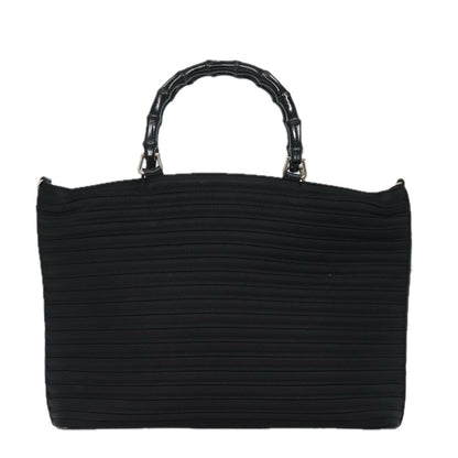 Gucci Bamboo Black Synthetic Handbag