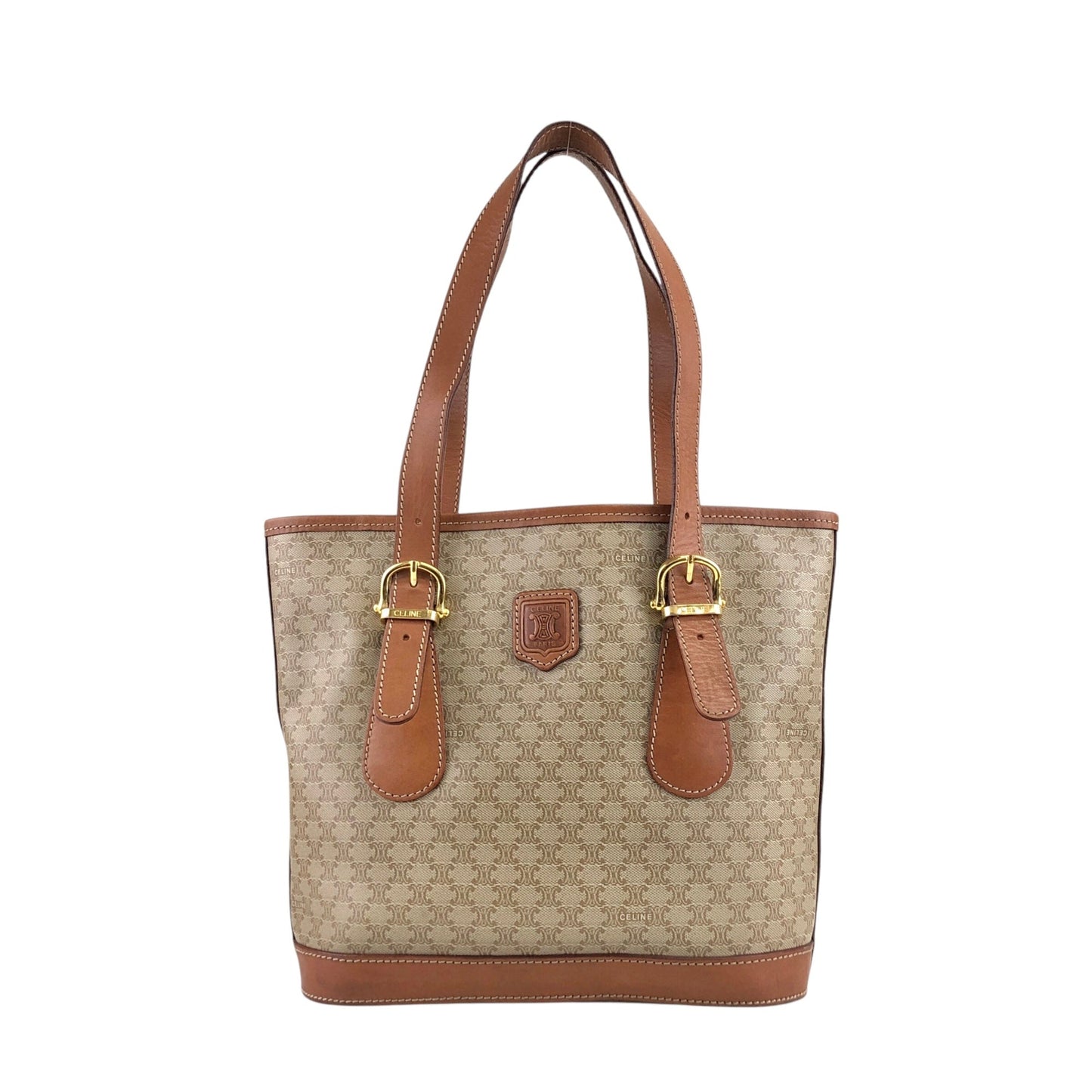 CELINE  Handbag Totebag Beige Vintage dvaj7z