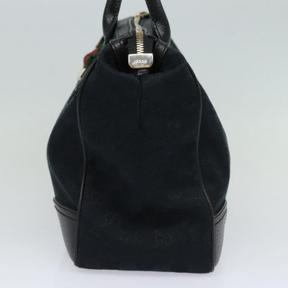 Gucci Ophidia Black Canvas Handbag