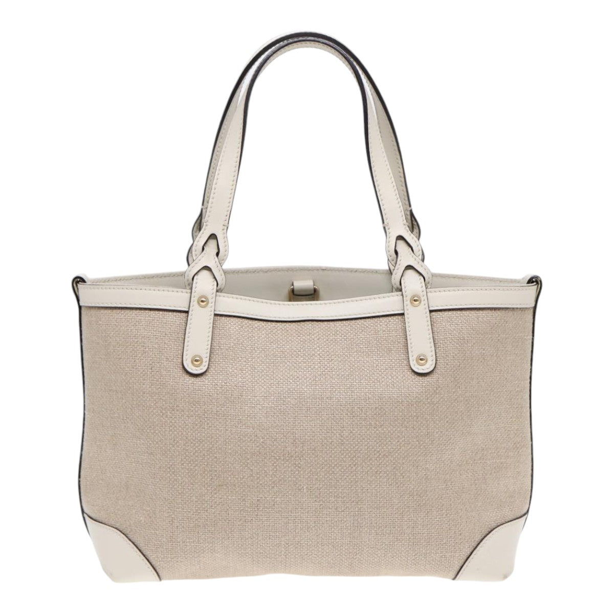 Gucci -- Beige Canvas Handbag