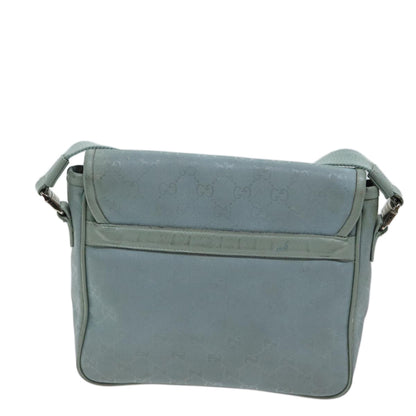 Gucci Gg Canvas Blue Canvas Shoulder Bag