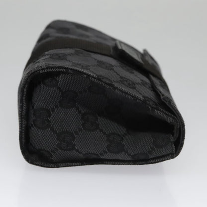 Gucci Gg Canvas Black Canvas Clutch Bag