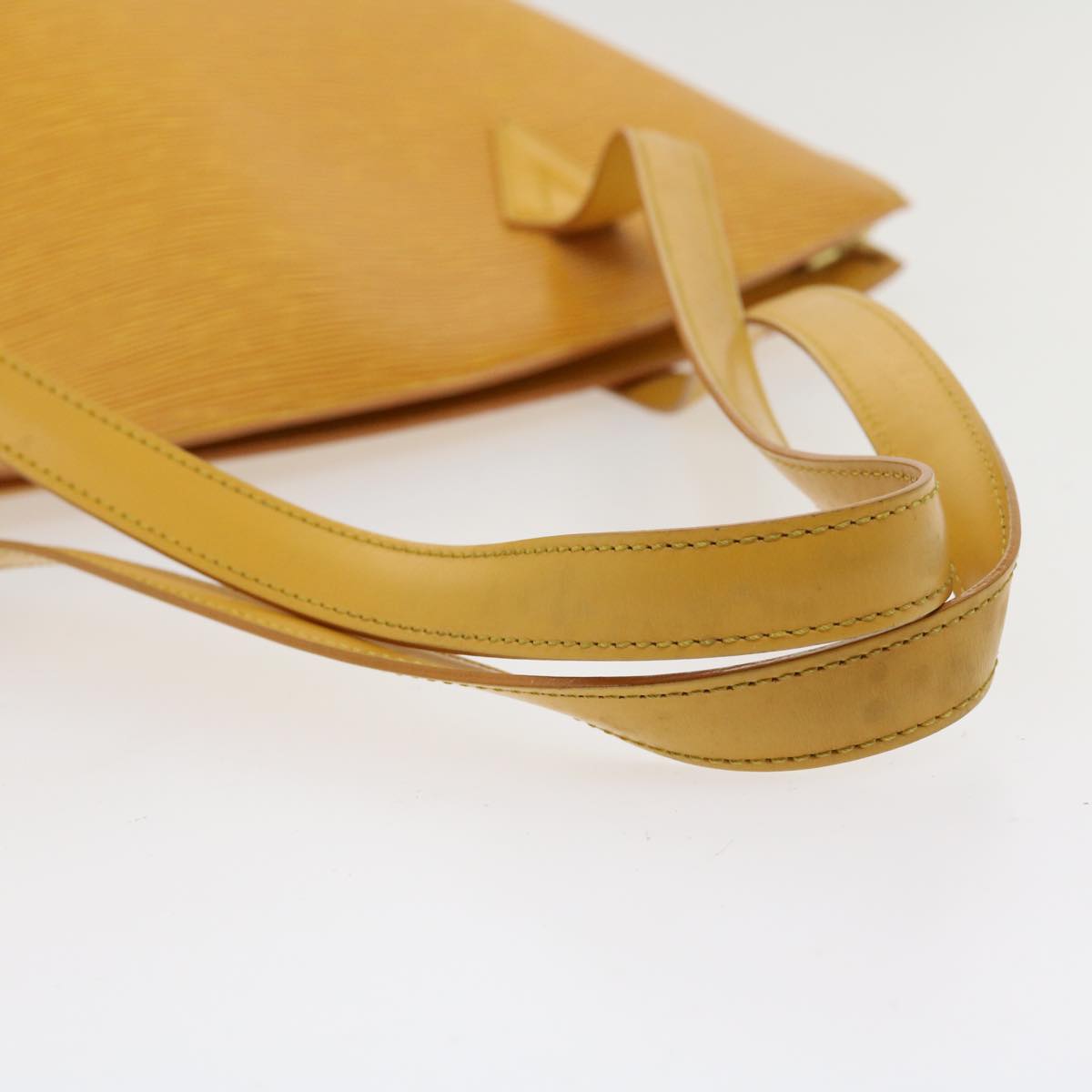 Louis Vuitton Yellow Leather Saint Jacques shoulder bag