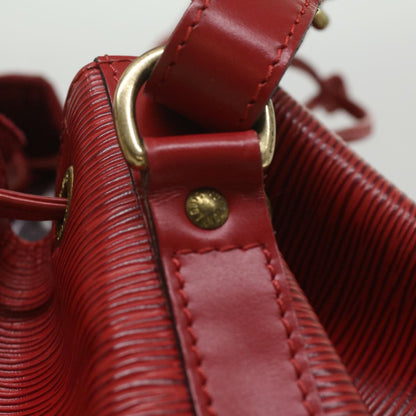 Louis Vuitton Red Leather Noe shoulder bag