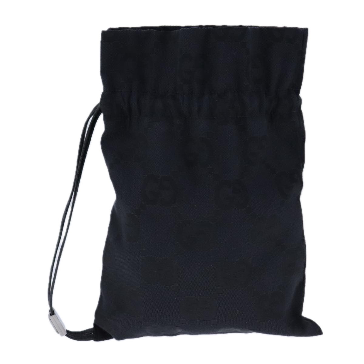 Gucci Gg Canvas Black Canvas Clutch Bag