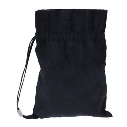 Gucci Gg Canvas Black Canvas Clutch Bag