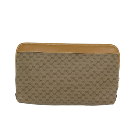 Gucci Beige Canvas Clutch Bag