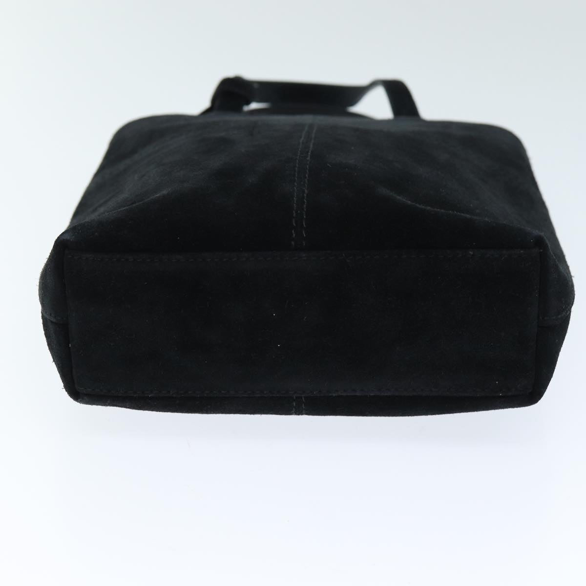 Gucci Sylvie Black Suede Handbag