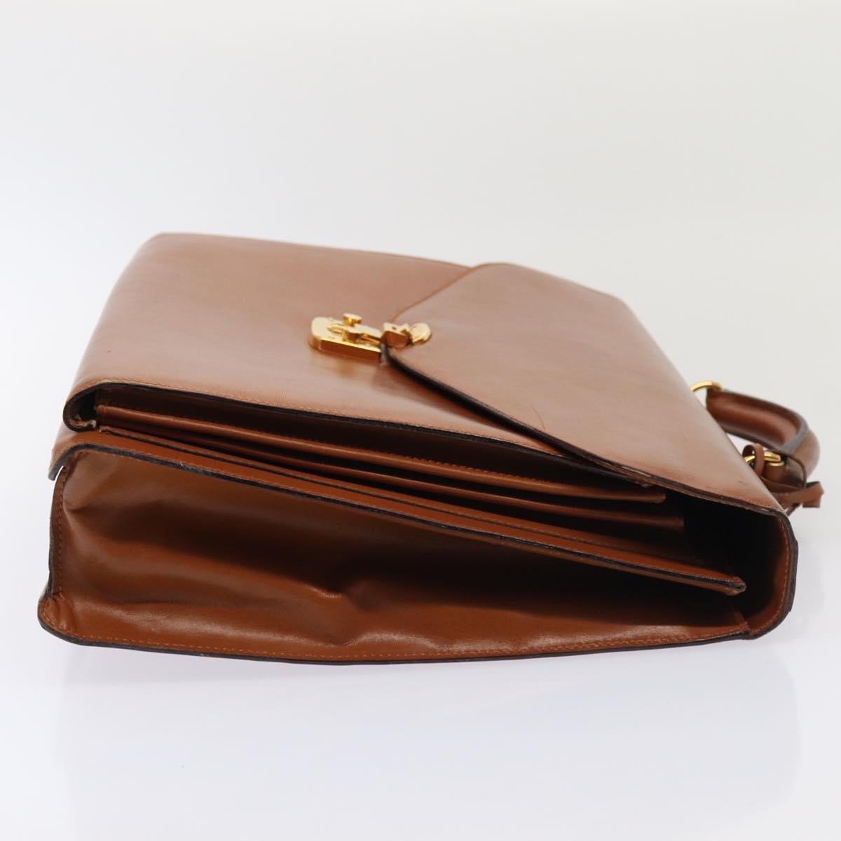 Gucci Brown Leather Briefcase Bag