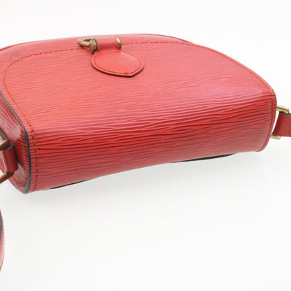 Louis Vuitton Red Leather Saint Cloud shoulder bag