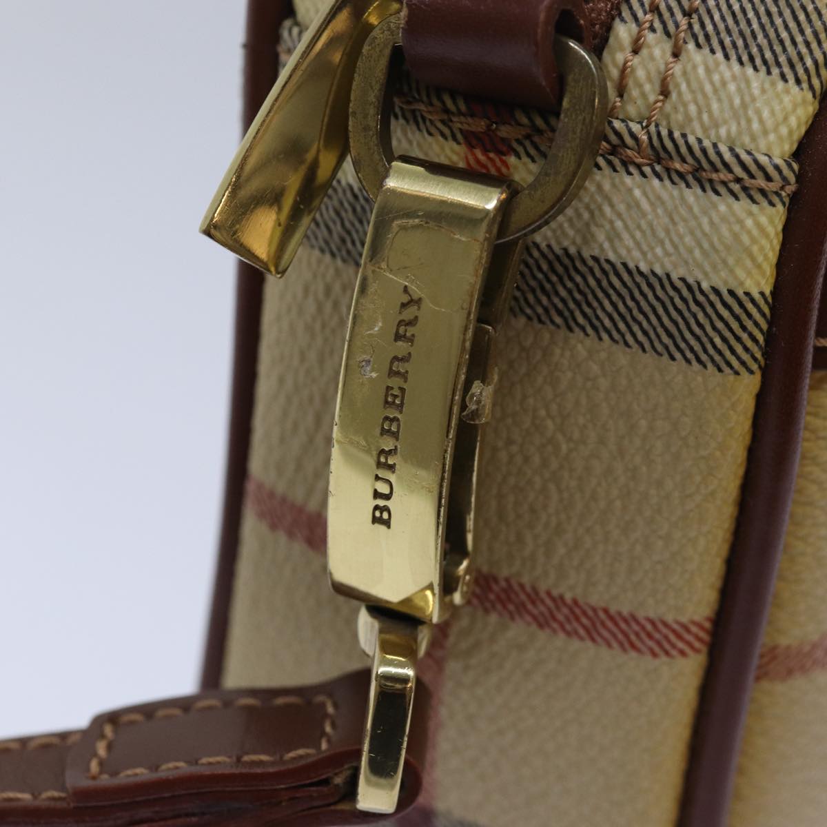 BURBERRY Nova Check Clutch Bag