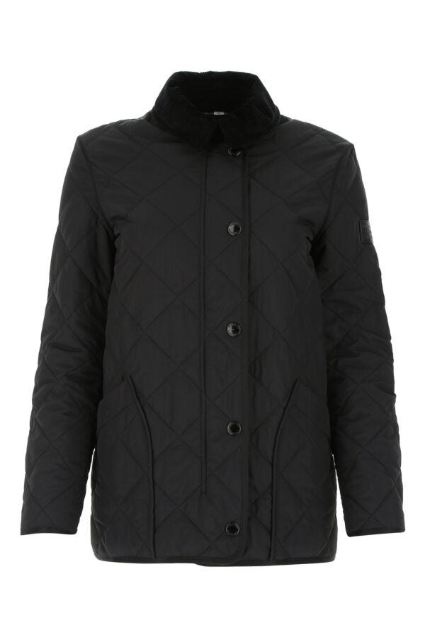 Burberry Woman Black Nylon Padded Jacket