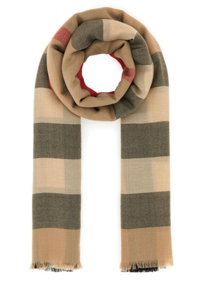 Burberry Unisex Embroidered Cashmere Scarf