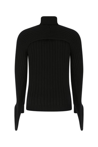 Fendi Man Black Wool Sweater