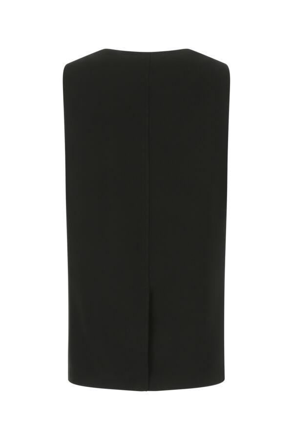 Burberry Woman Black Silk Oversize Vest