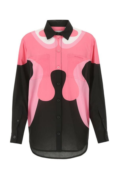 Burberry Woman Printed Crepe Shirt