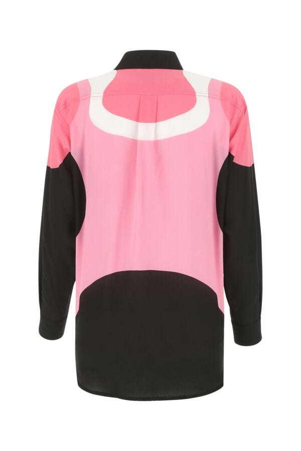 Burberry Woman Printed Crepe Shirt