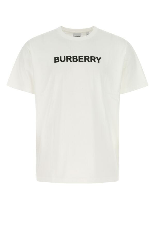Burberry Man White Cotton T-Shirt