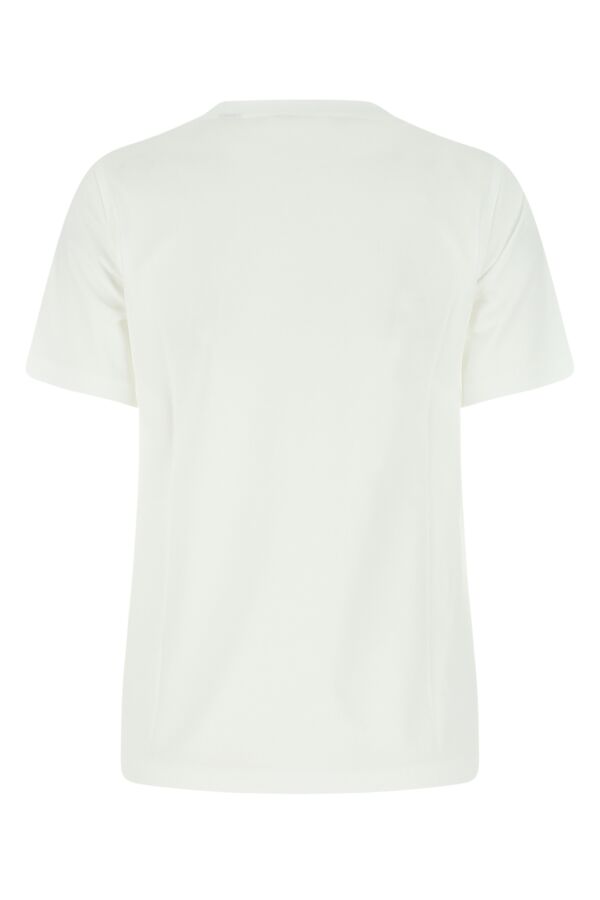 Burberry Woman White Cotton T-Shirt