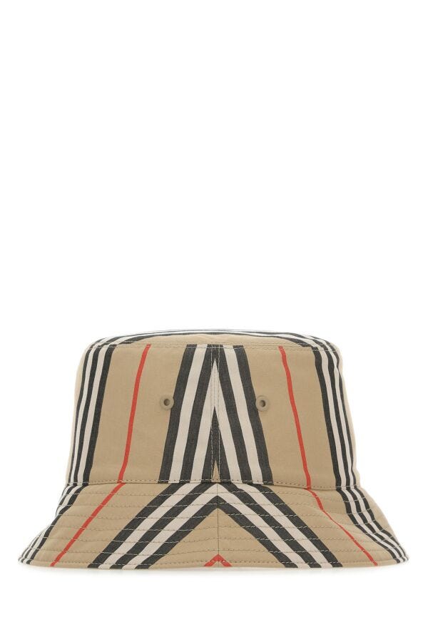 Burberry Woman Embroidered Cotton Hat