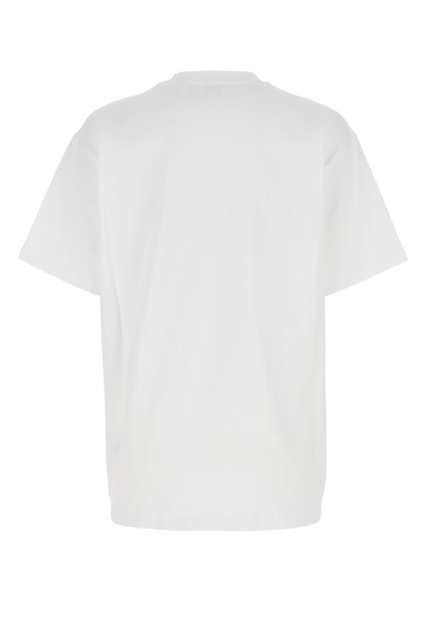 Burberry Woman White Cotton T-Shirt