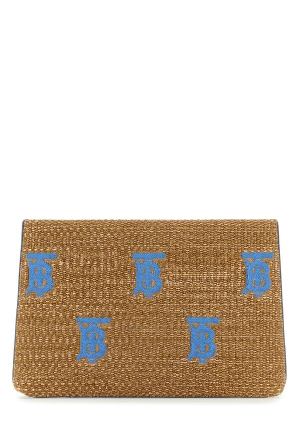Burberry Woman Raffia Pouch