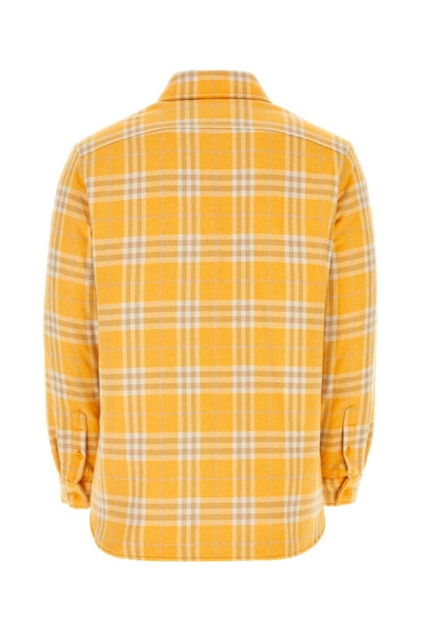 Burberry Man Embroidered Flannel Oversize Shirt