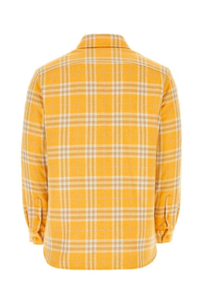 Burberry Man Embroidered Flannel Oversize Shirt