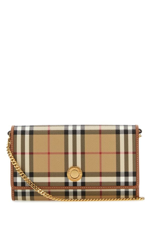 Burberry Woman Printed Canvas Wallet