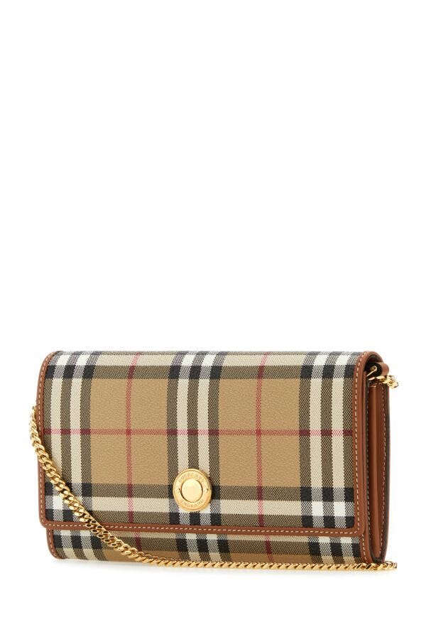 Burberry Woman Printed Canvas Wallet