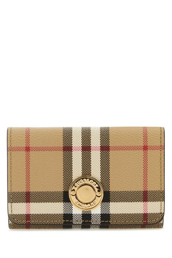 Burberry Woman Printed Canvas Wallet