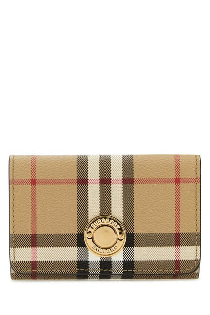 Burberry Woman Printed Canvas Wallet