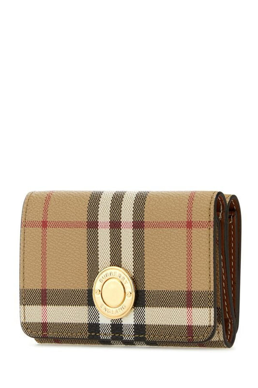 Burberry Woman Printed Canvas Wallet