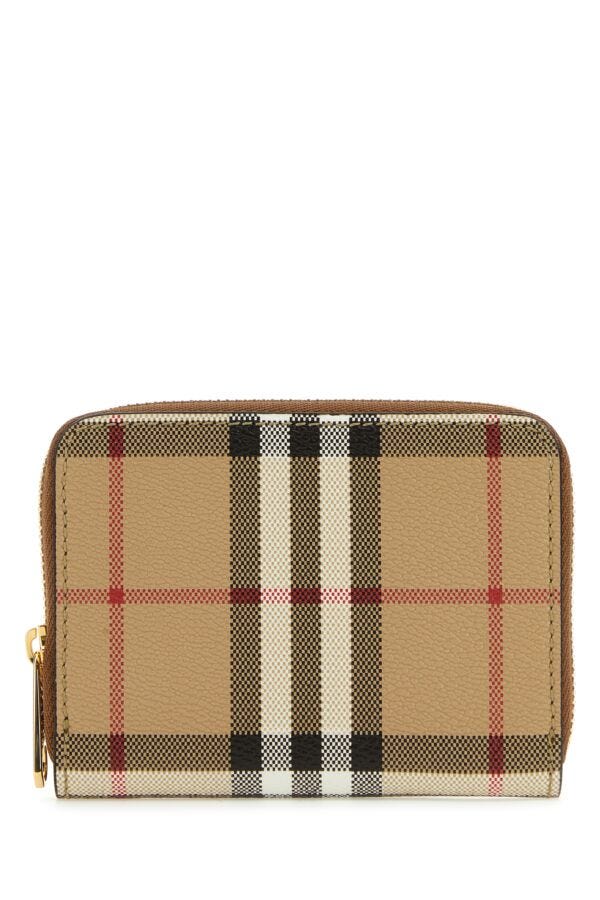 Burberry Woman Printed E-Canvas Wallet