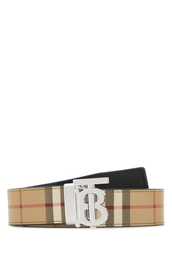 Burberry Man Printed Canvas Belt