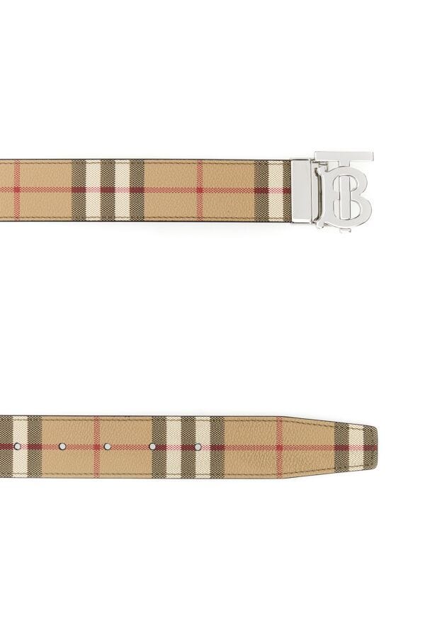 Burberry Man Printed Canvas Belt