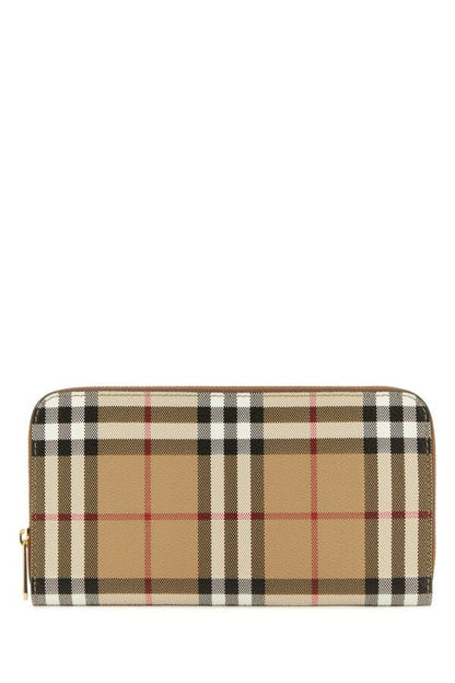 Burberry Woman Printed Canvas Wallet