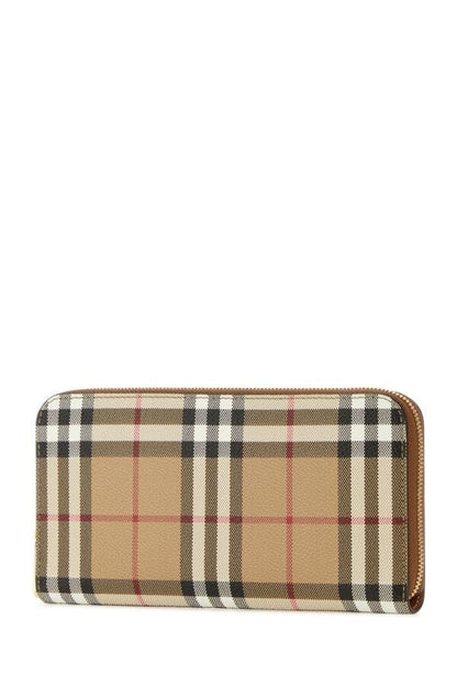 Burberry Woman Printed Canvas Wallet