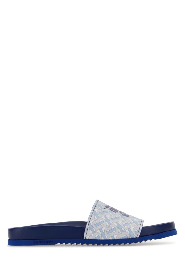 Burberry Man Printed Leather Slippers