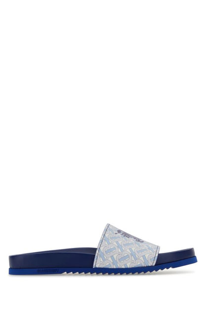 Burberry Man Printed Leather Slippers