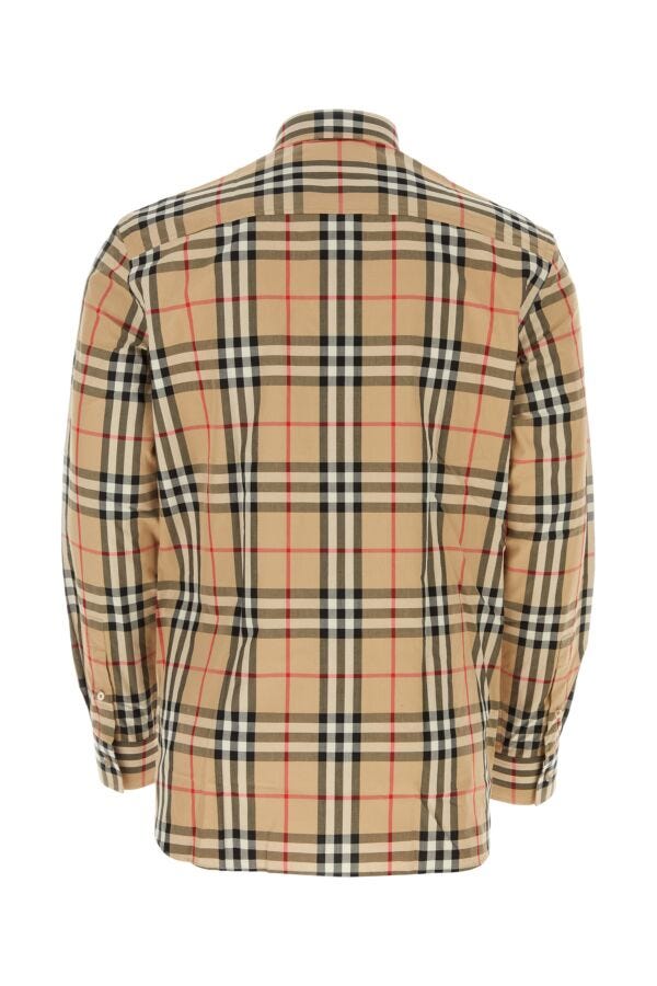 Burberry Man Embroidered Poplin Shirt