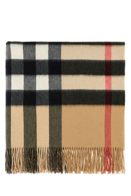 Burberry Unisex Embroidered Cashmere Blanket