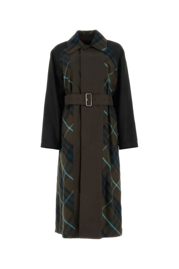 Burberry Woman Embroidered Gabardine Bradford Trench Coat