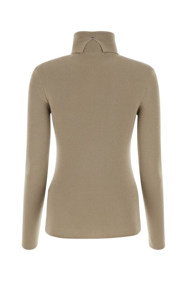 Burberry Woman Cappuccino Wool Blend Sweater