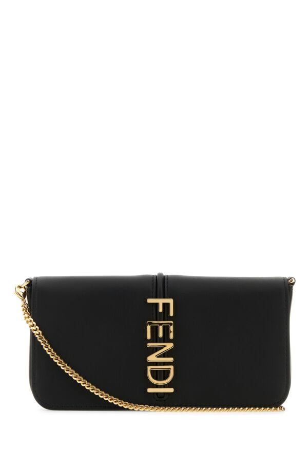 Fendi Woman Black Leather Fendigraphy Wallet