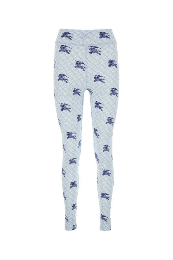 Burberry Woman Printed Stretch Nylon Leggins
