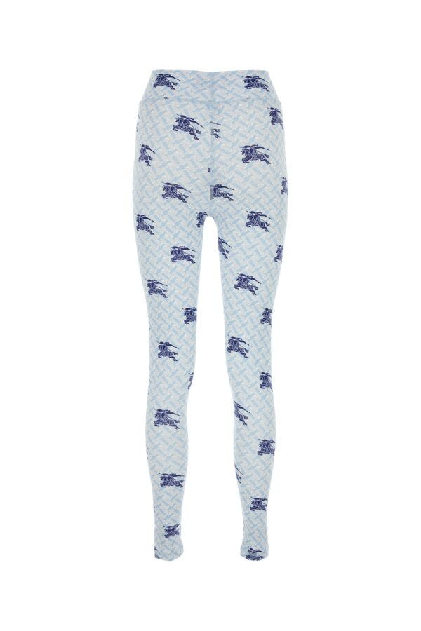 Burberry Woman Printed Stretch Nylon Leggins