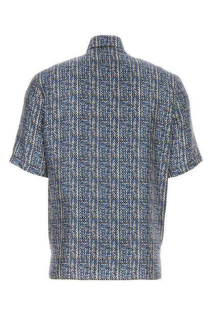 Fendi Man Printed Silk Shirt