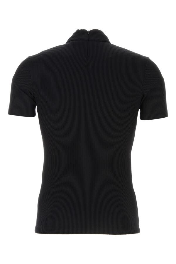 Fendi Man Black Stretch Nylon T-Shirt